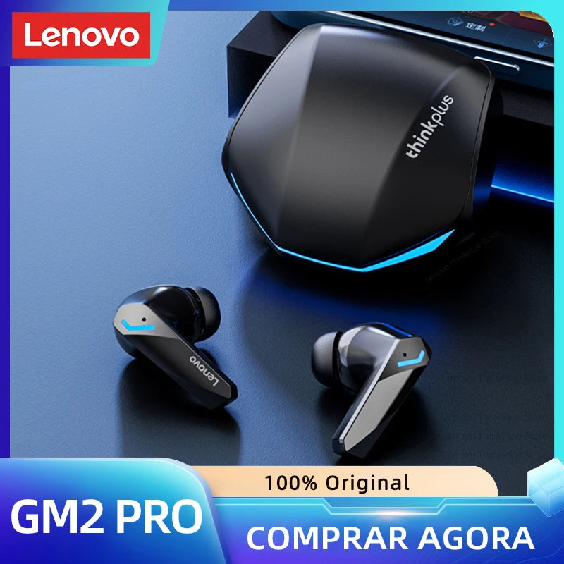 Fones de Ouvido Original Lenovo GM2 Pro 5.3  Bluetooth Wireless