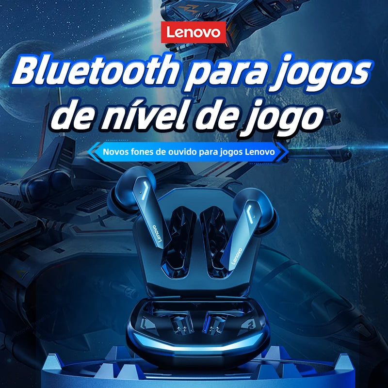 Fones de Ouvido Original Lenovo GM2 Pro 5.3  Bluetooth Wireless